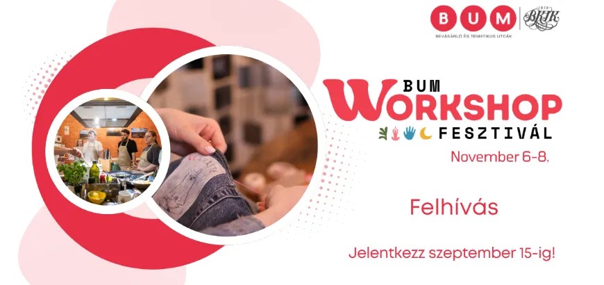 Jelentkezz a III. BUM Workshop Fesztiválra!